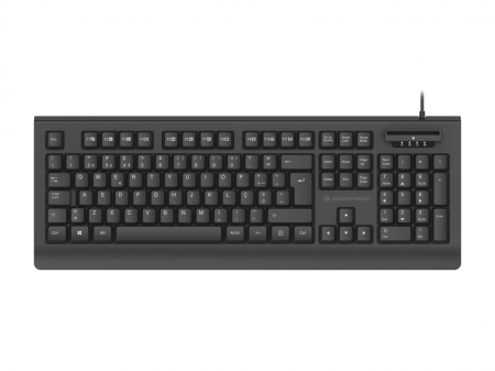 Conceptronic Teclado USB con Lector de DNIe 3.0 Compatible con Tarjeta Sanitaria