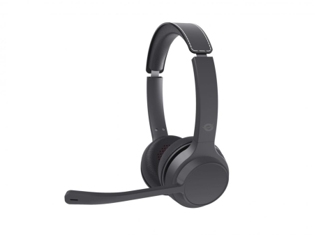 Conceptronic Headset Bluetooth 5.3 Cancelacion de Ruido Microfono Dos dispositivos Simultaneos Hasta 40Horas