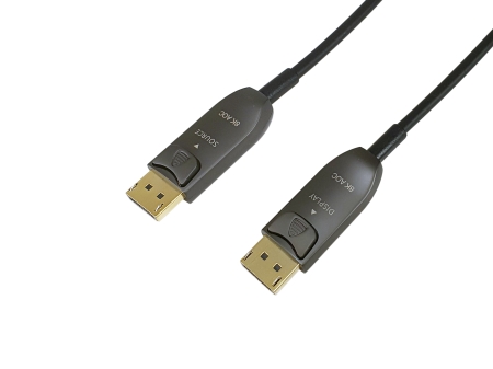Equip Cable Displayport 1.4 Optico Activo Macho Macho 8K/60Hz Color Negro 50m