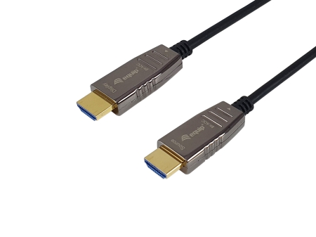Equip Cable HMDI 2.1 Optico Activo Macho Macho 8K/60Hz Color Negro 20m