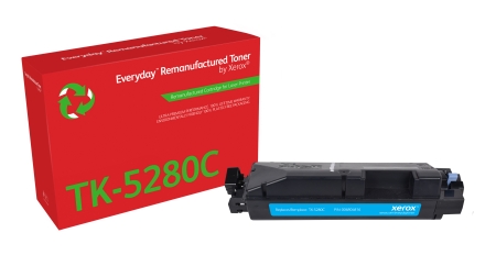 XEROX Everyday Remanufactured Toner Cian para Kyocera TK-5280C