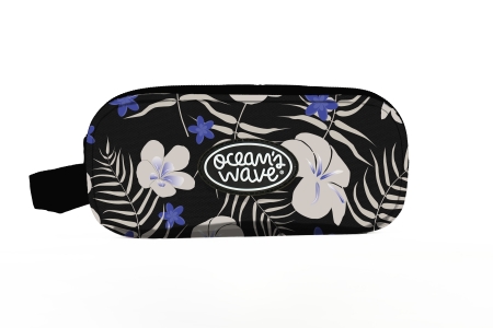 OCEAN-WAVE Estuche 3 cremalleras Bali Gris
