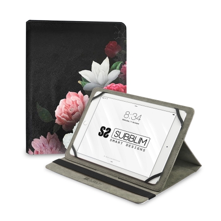 SUBBLIM funda de tablet Trendy Case Rosas 11