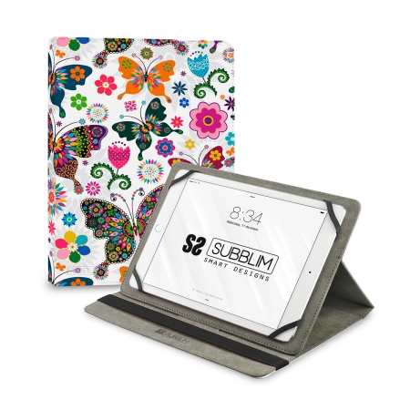 SUBBLIM funda de tablet Trendy Case Mariposas 11