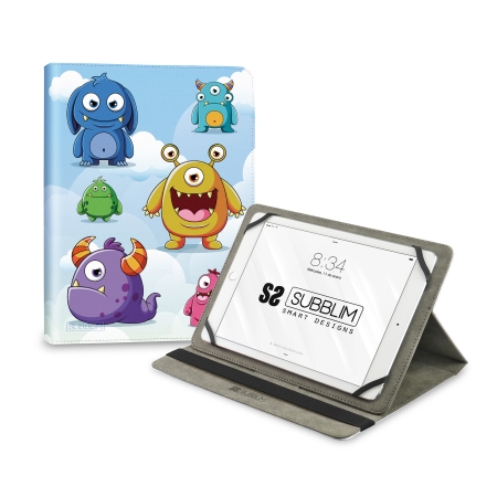 SUBBLIM funda de tablet Trendy Case Monsters 11
