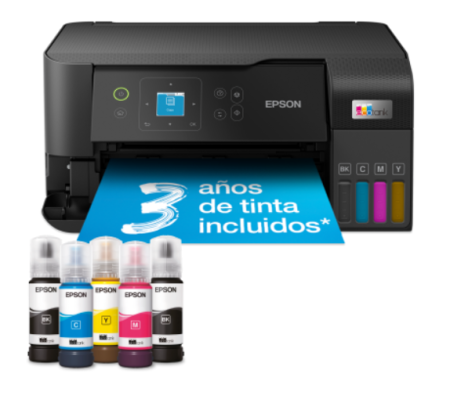 EPSON Multifunción ET-2840 A4, 3 en 1, wifi DESCATALOGADO