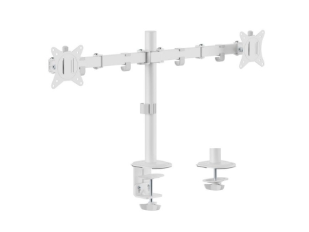 EQUIP Soporte articulado para escritorio de dos monitores de 17