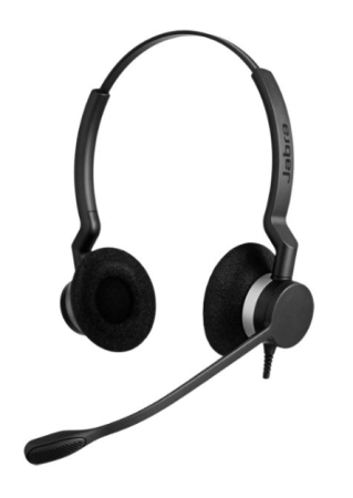 JABRA BIZ 2300 QD Duo Auricular de cable para telefono sobremesa