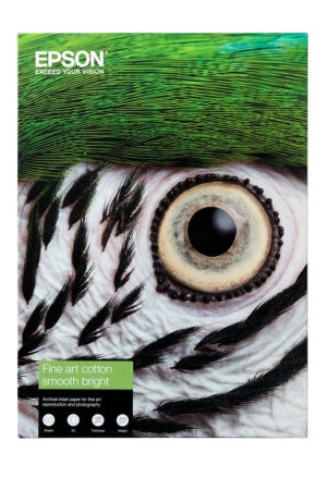 Epson GF Papel Fine Art Cotton Smooth Bright II, A4 25 Sheets