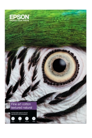 Epson GF Papel Fine Art Cotton Textured Natural II, A3+ 25 Sheets
