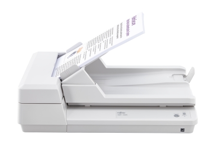 RICOH -FUJITSU Escaner SP-1425, Escaner de Oficina LED USB 2.0 con ADF/plano, Duplex, A4, 25 ppm/50 ipm.