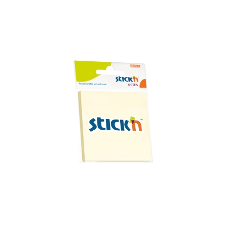 STICK'N Taco de notas amarillas adhesivas 76x76mm