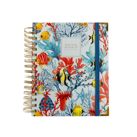 SWEETCOLOR Agenda anual 2025 Dia Pagina Marina