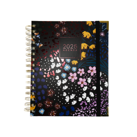 SWEETCOLOR Agenda anual 2025 2 Dias Pagina Flores