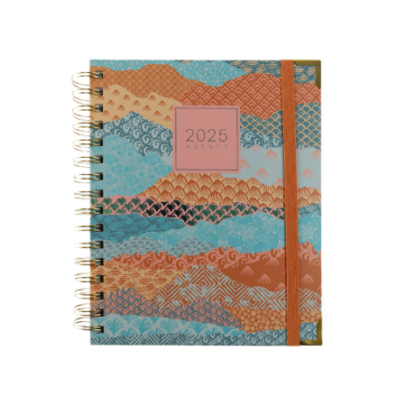 SWEETCOLOR Agenda anual 2025 2 Dias Pagina Montañas