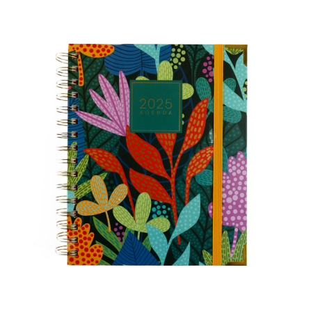 SWEETCOLOR Agenda anual 2025 2 Dias Pagina Tropical
