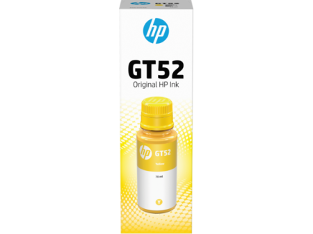 HP Botellas de tinta GT52 Amarilla