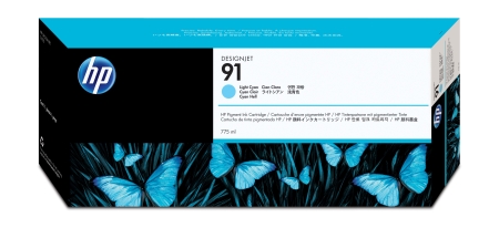HP Designjet Z6100 Cartucho Cian Claro nº91 (775ml) DESC