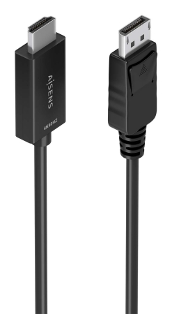AISENS - CABLE CONVERSOR DISPLAYPORT A HDMI 4K@60HZ, DP/M-HDMI/M, NEGRO, 1.5M