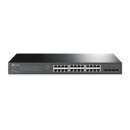 TP-LINK Switch JetStream? 28-Port Gigabit Smart with 24-Port PoE+