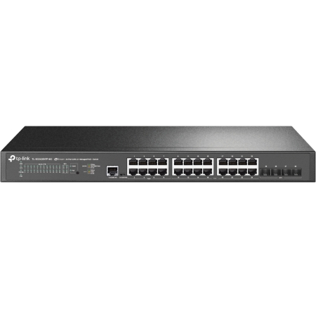 TP-LINK JETSTREAM 24-PORT 2.5GBASE-T AND 4-PORT 10GE SFP+ L2+ MANAGED SWITCH WITH 16-PORT POE+ & 8-PORT POE++