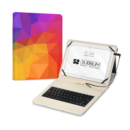 SUBBLIM funda de tablet con teclado usb KEYTAB USB 11
