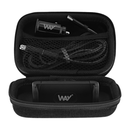 TNB WAY - kit 3 in 1 para Coche - Cargador mechero + soporte + Cable 3 en 1 - Black