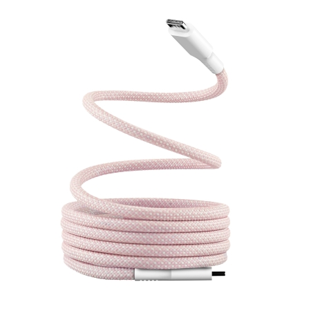 TNB Cable de funda magnetica USB-C a USB-C - 1.5m - Pink