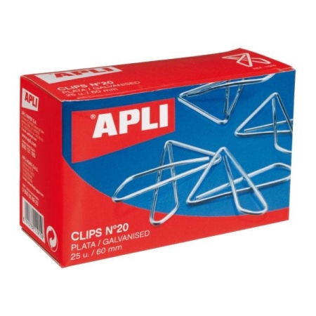 APLI C.50 clips mariposa Apli n.10 40mm