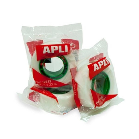 Apli Cinta adhesiva invisible - 19 mm x 33 m