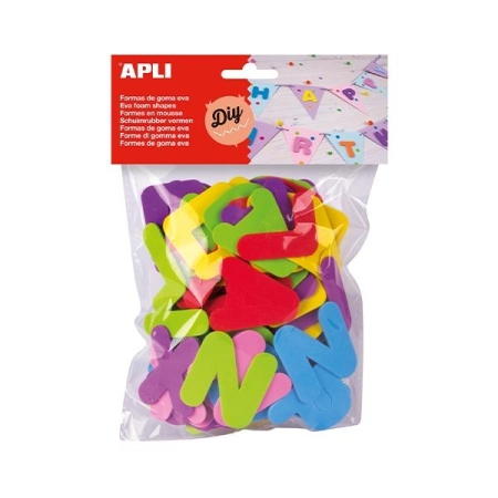APLI B.104 FORMAS GOMA EVA LETRAS
