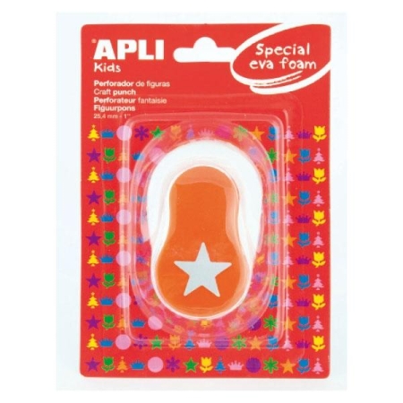 APLI PERFORADORA DE GOMA EVA FORMA ESTRELLA