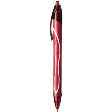 BIC Boligrafo retractil Gel-Ocity Quick Dry rojo