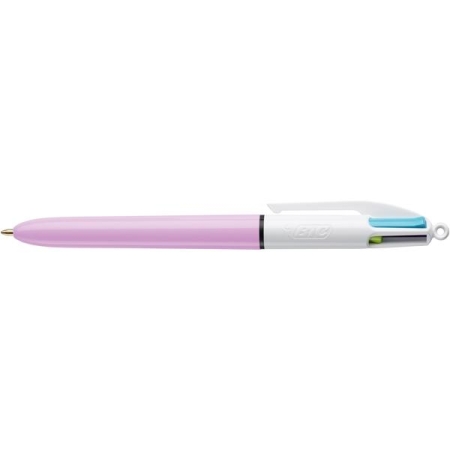 BIC Boligrafo 4 colores Fun tinta aceite punta media