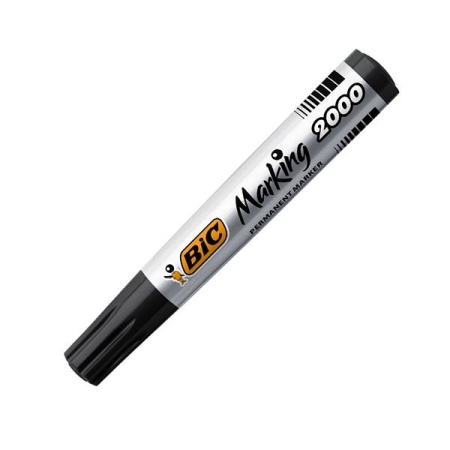BIC Marcador permanente Marking 2000 punta conica trazo 1,7mm negro