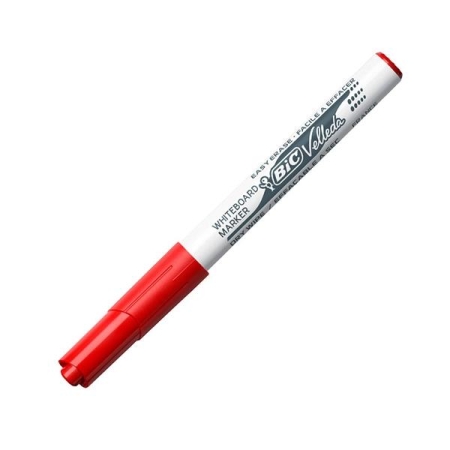 Bic Marcador pizarra Velleda 1741 - Punta conica - Trazo 1,4 mm - Color rojo