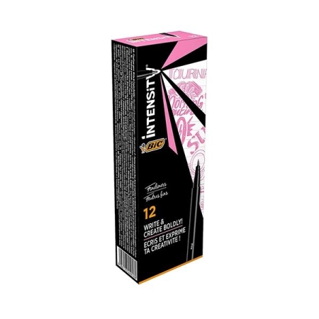 BIC Rotulador Intensity Fine punta fina rosa