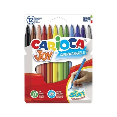 CARIOCA C.12 ROTULADORES JOY LAVABLE COLORES SURTIDOS