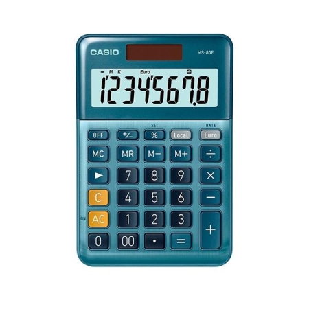 Casio Calculadora sobremesa MS-80E 8 digitos