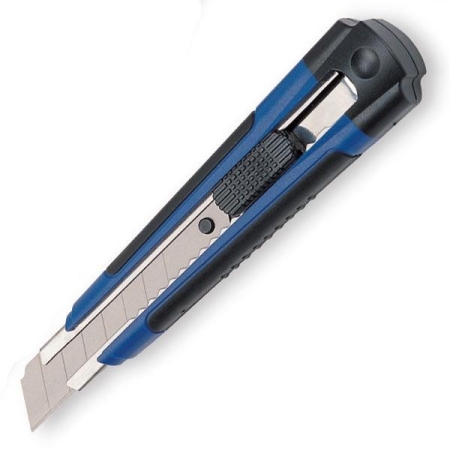 DAHLE Cutterbloqueable 18mm azul con 2 cuchillas de repuesto