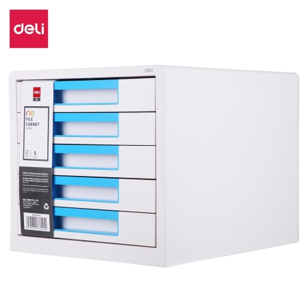 DELI modulo 5 cajones Rio ABS azul