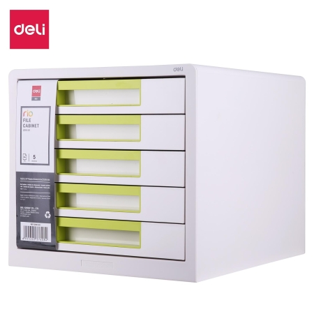 DELI modulo 5 cajones Rio ABS verde