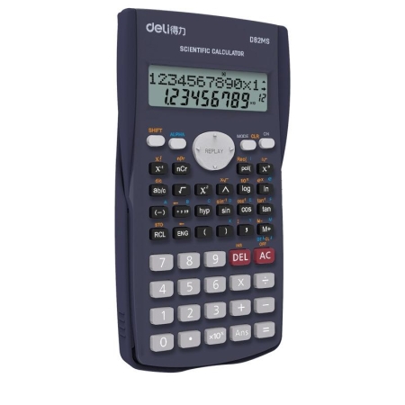 DELI Calculadora cientifica ED82MS azul oscuro