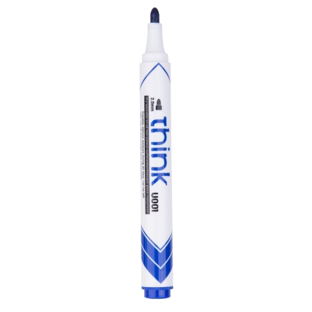 DELI Marcador pizarra blanca Think punta conica 2,0mm azul