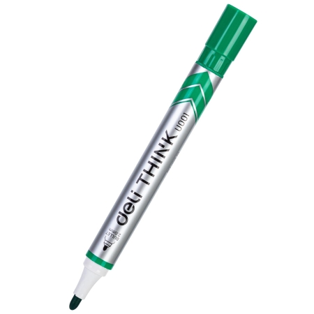 DELI Marcador pizarra blanca Think punta conica 2,0mm verde