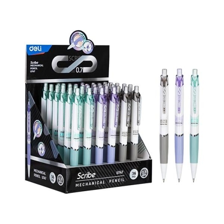 DELI Portaminas con grip Scribe mina 0,5mm