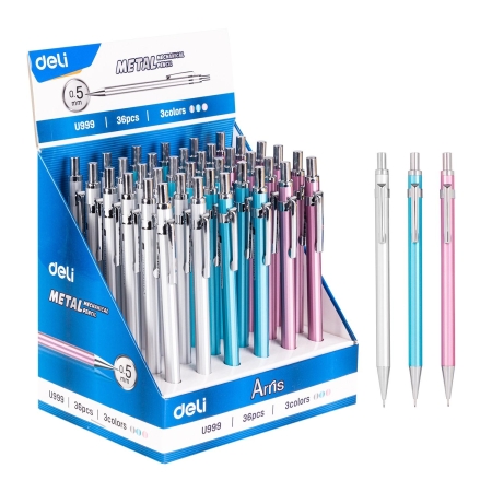 DELI Portaminas Elite 0,5mm colores surtidos
