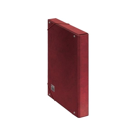 DOHE Caja de proyectos carton forrado lomo 30mm 245x350mm rojo