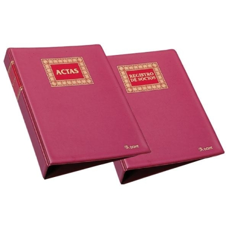 DOHE Libro actas hojas moviles 100h recambiables A4