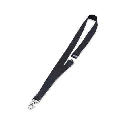 DURABLE Paq.10 cintas portanombres con cierre seguridad 44cm negro